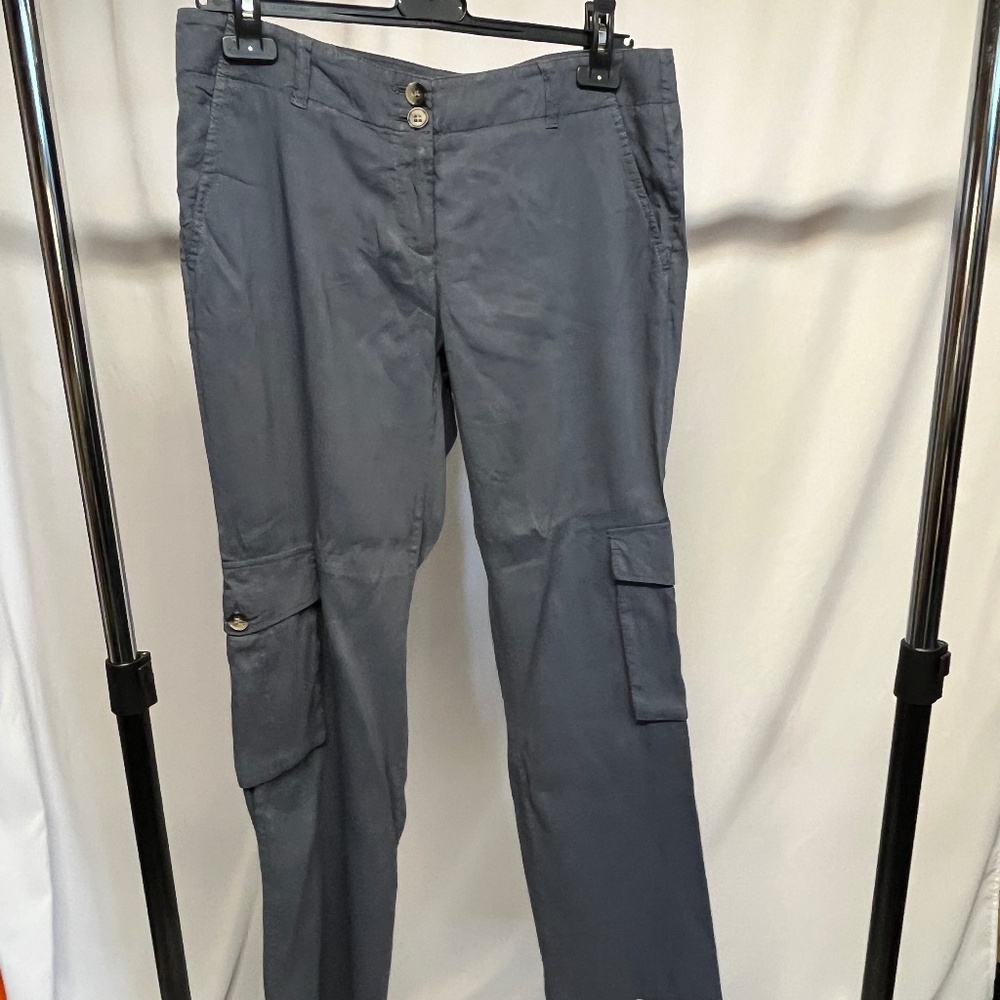 Theory Linen Cargo Pants
